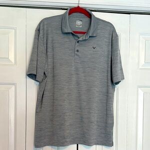 Callaway Men's Heathered Gray Polo Shirt